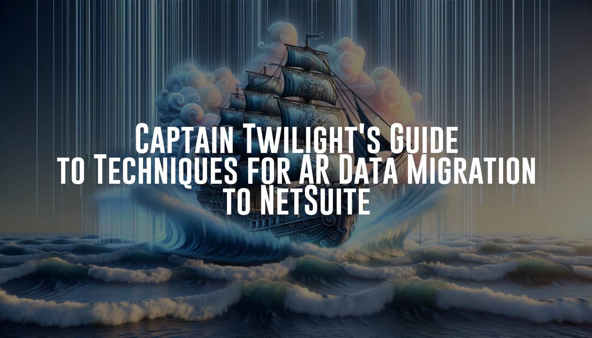 Captain Twilight's Guide to Techniques for AR Data Migration to NetSuite