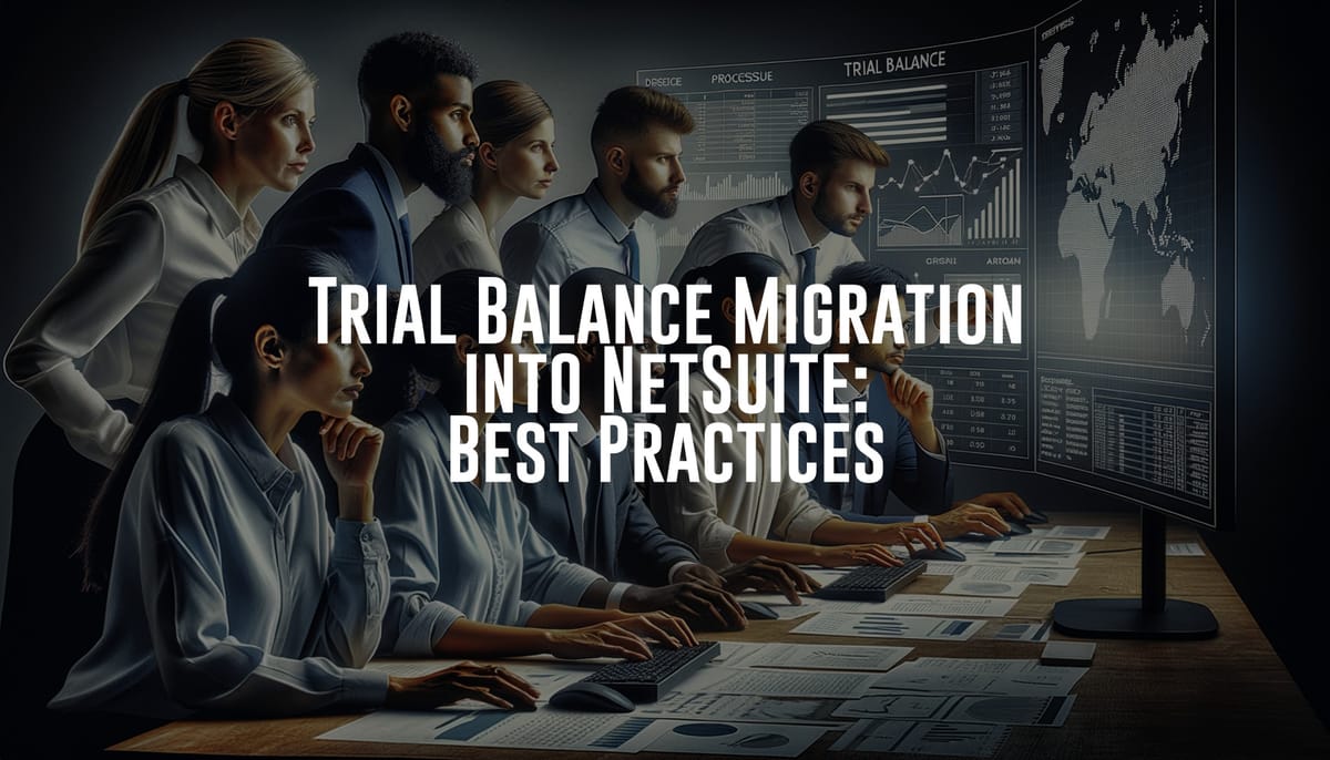 Trial Balance Migration into NetSuite: Best Practices