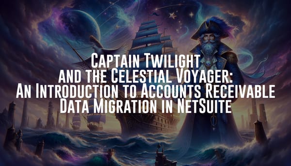 Captain Twilight and the Celestial Voyager: An Introduction to Accounts Receivable Data Migration in NetSuite
