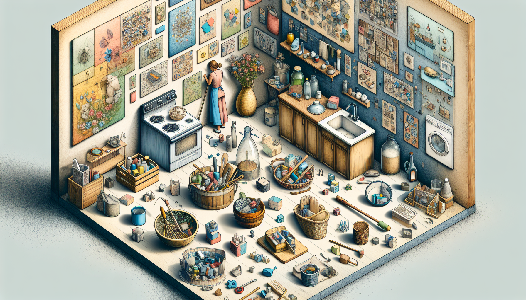 Small Domestic Acts as Practice for New Selves